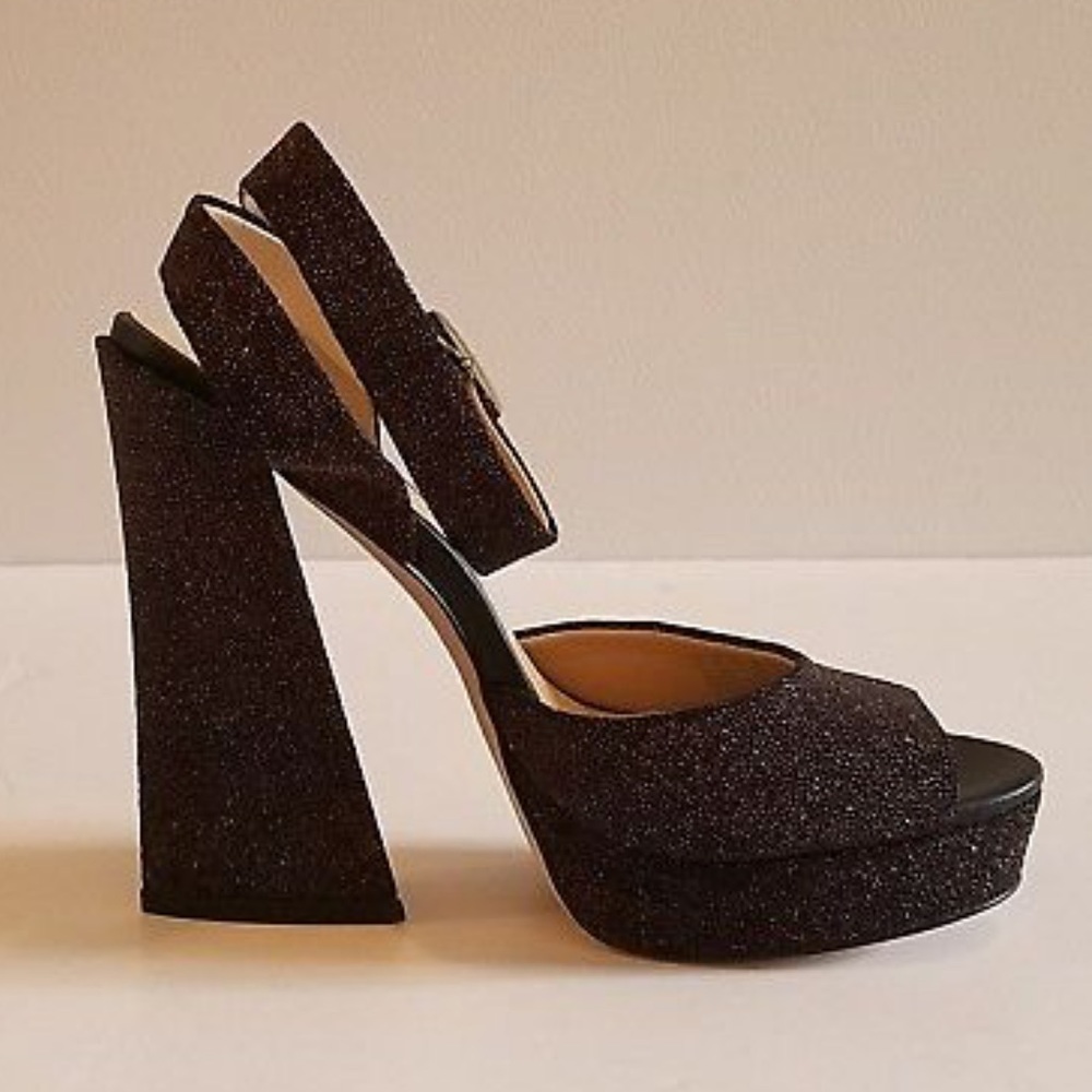 Illusion Sky High Block Chunky Heel Platform - Picture 5 of 7